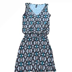 Stylish Patterned Sleeveless Dress